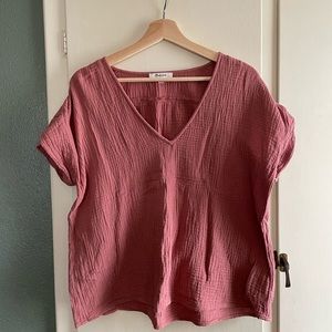 Madewell Women's Lightspun Westing Shirt size M Style NF237